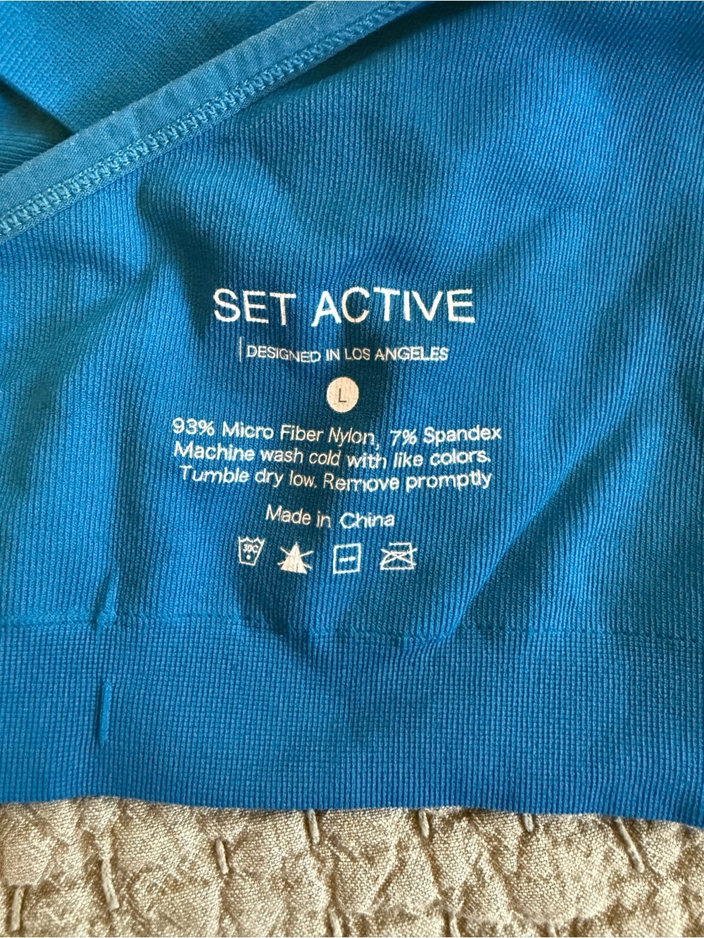 SETActive Sculptflex Ribbed Sports Bra - Picture 3 of 3